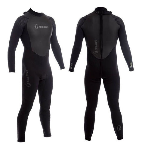 Roupa Long John 3 Mm Fun Dive - Mergulho Pesca Caiaque Surf - ®