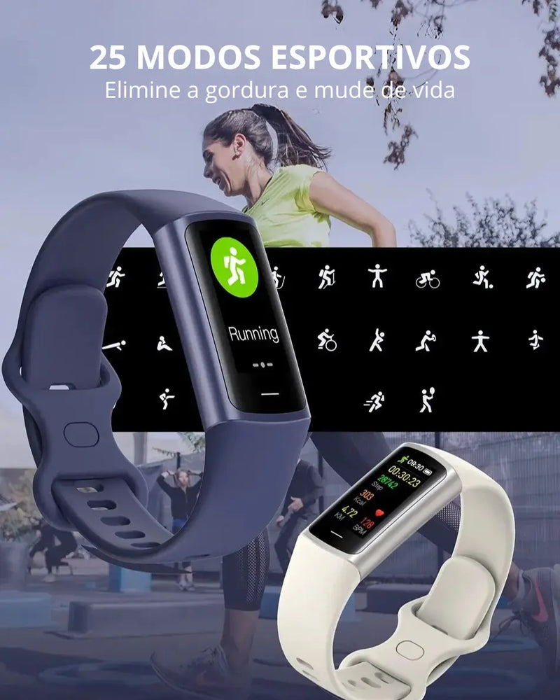 Smartwatch Relógio Inteligente À Prova D'água - Lige