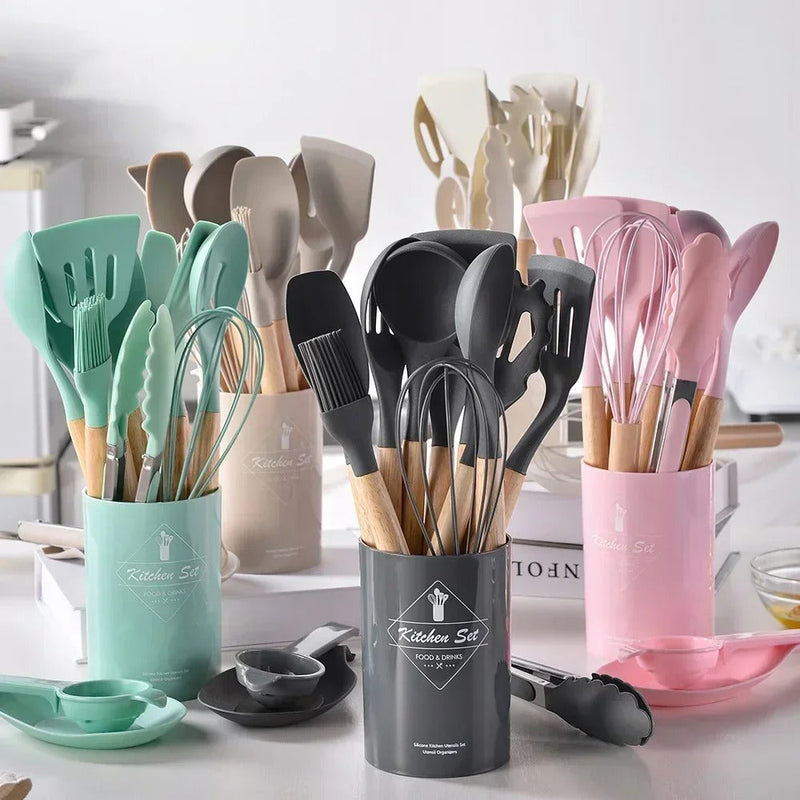 Kit Utensílios de Cozinha | Compre 1 Leve 2 🔥